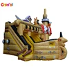 Commercial giant pirate ship inflatable slide
