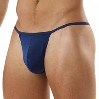 

Woven sexy g-string transparent low waist cut man underwear thongs