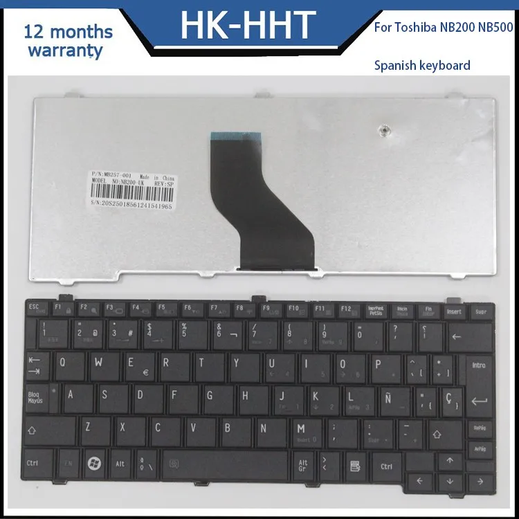 Toshiba NB500 NB505 NB200 Spanish keyboard-1