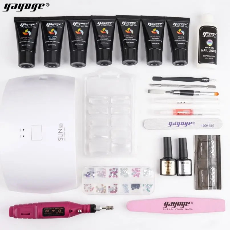 

poly gel polIgel set salon Diy Kit Kid Nail Art Dotting Tool Set acrylic nail set supplier