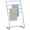 4 Tier Freestanding Chrome-Plated Towel Rack Carpet Display Rack