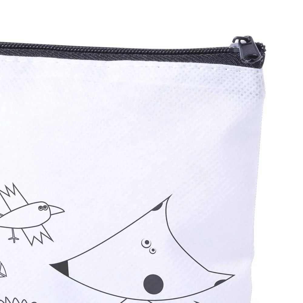 
Children DIY Coloring non woven Pencil Case bag 