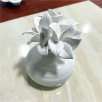 

2019 Ceramic Aroma Stone Ceramic Flower Bottle Reed Diffuser Home Decor