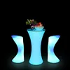 Outdoor Event Party Bar Decor LED Chair Table Plastic Stool Modern