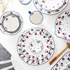 Japanese hand-painted small safflower ceramic tableware mug breakfast tableware