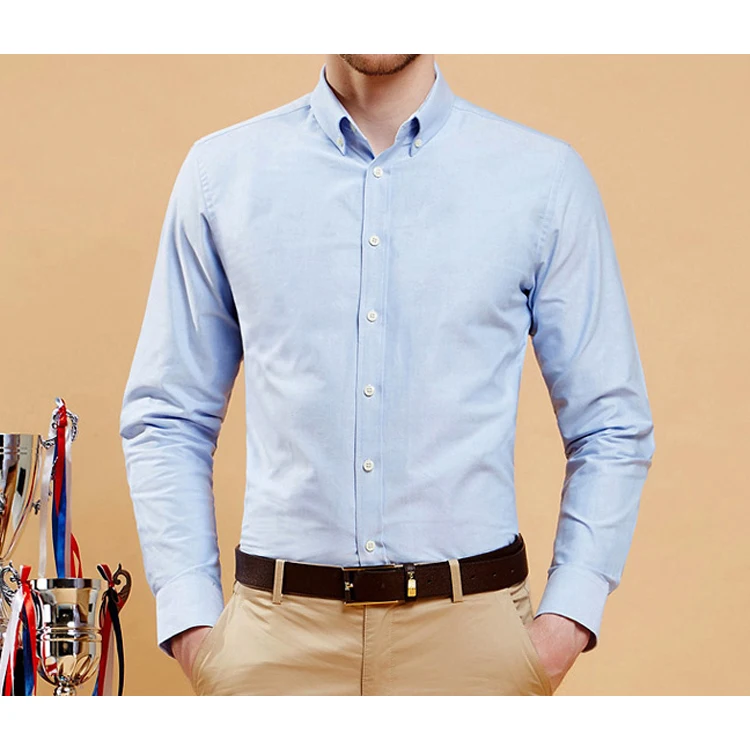 

Custom 100% cotton newest design OEM men's oxford casual shirts