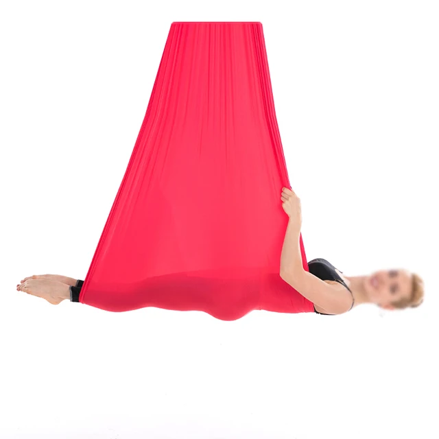 

Factory Supplier anti gravity yoga swing aerial, Blue violet rose red white light purple light green red