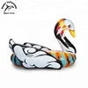 Floating Plastic Giant Inflatable Colorful Swan Vinyl Pool Floats For Sale
