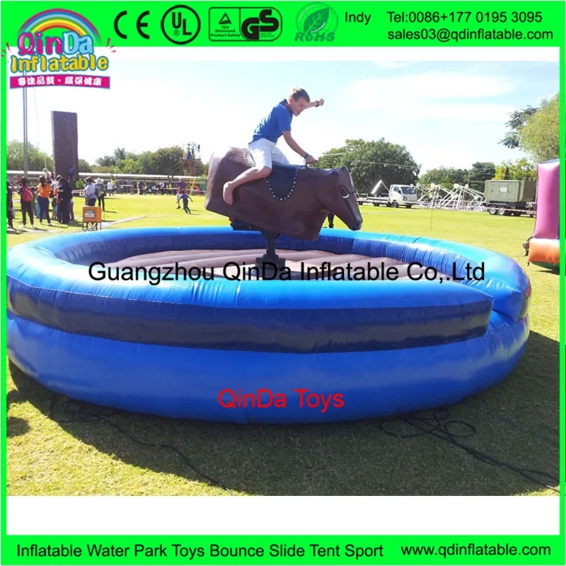 Inflatable Jumping Pad With Low Price Mechanical Bull For Adult Bouncer