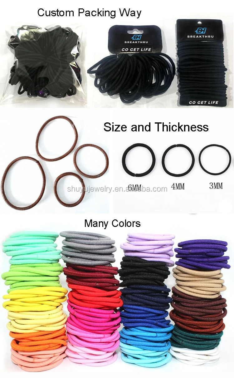 wholesale elastic hair ties