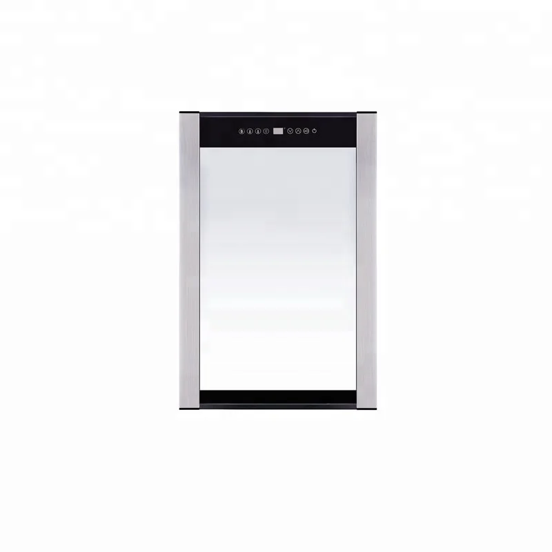 
Stainless steel frame glass door for Midea wine refrigerator 