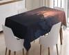 Wholesale Customize Rectangle 100% Polyester Waterproof Printed Tablecloth
