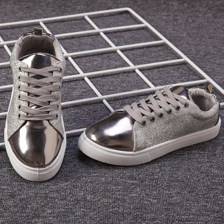 

Wholesale Women Flat Glitter Casual Walking Shoes