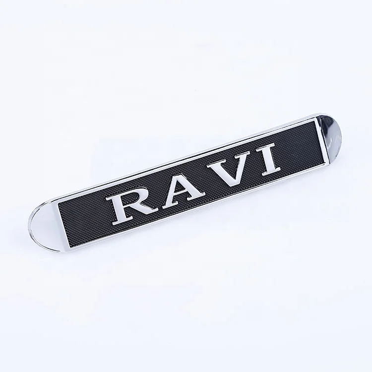 
best selling customized factory 3D plastic chrome and black emblem badge logo 