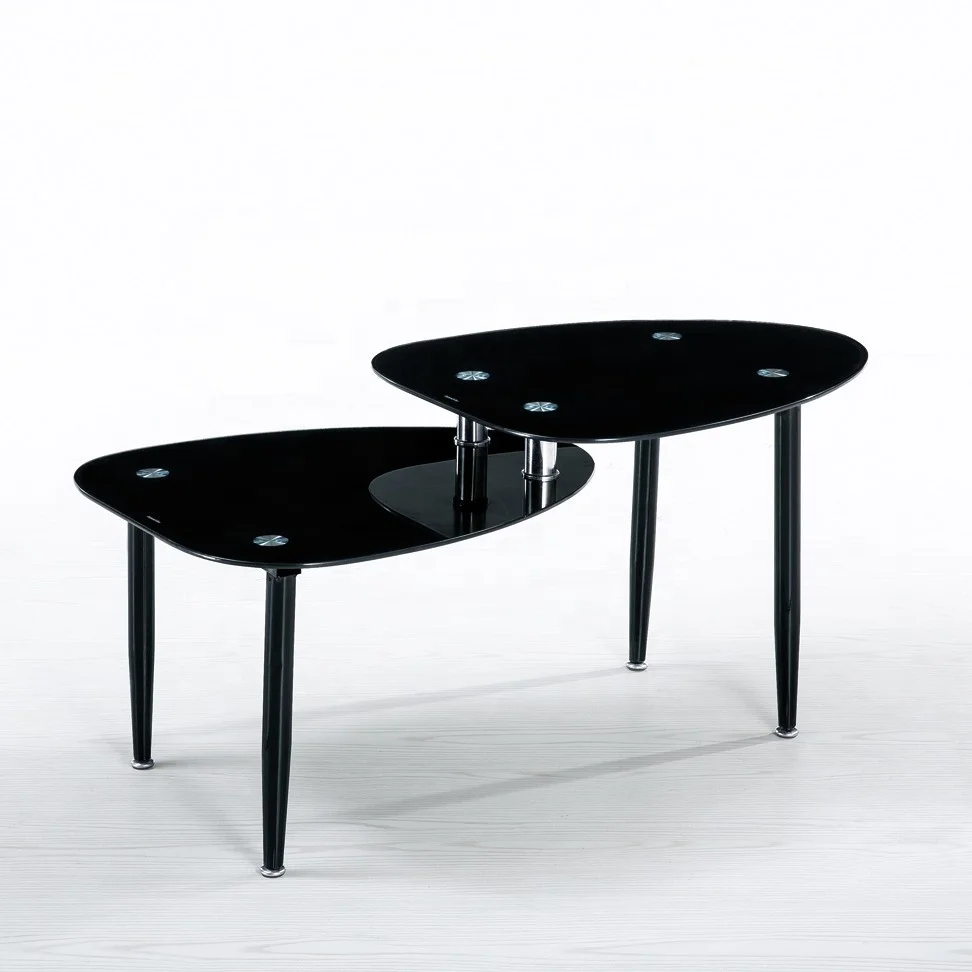 Living Room Furniture Modern Oval Glass Center Table Tempered Glass Coffee Table Buy Living