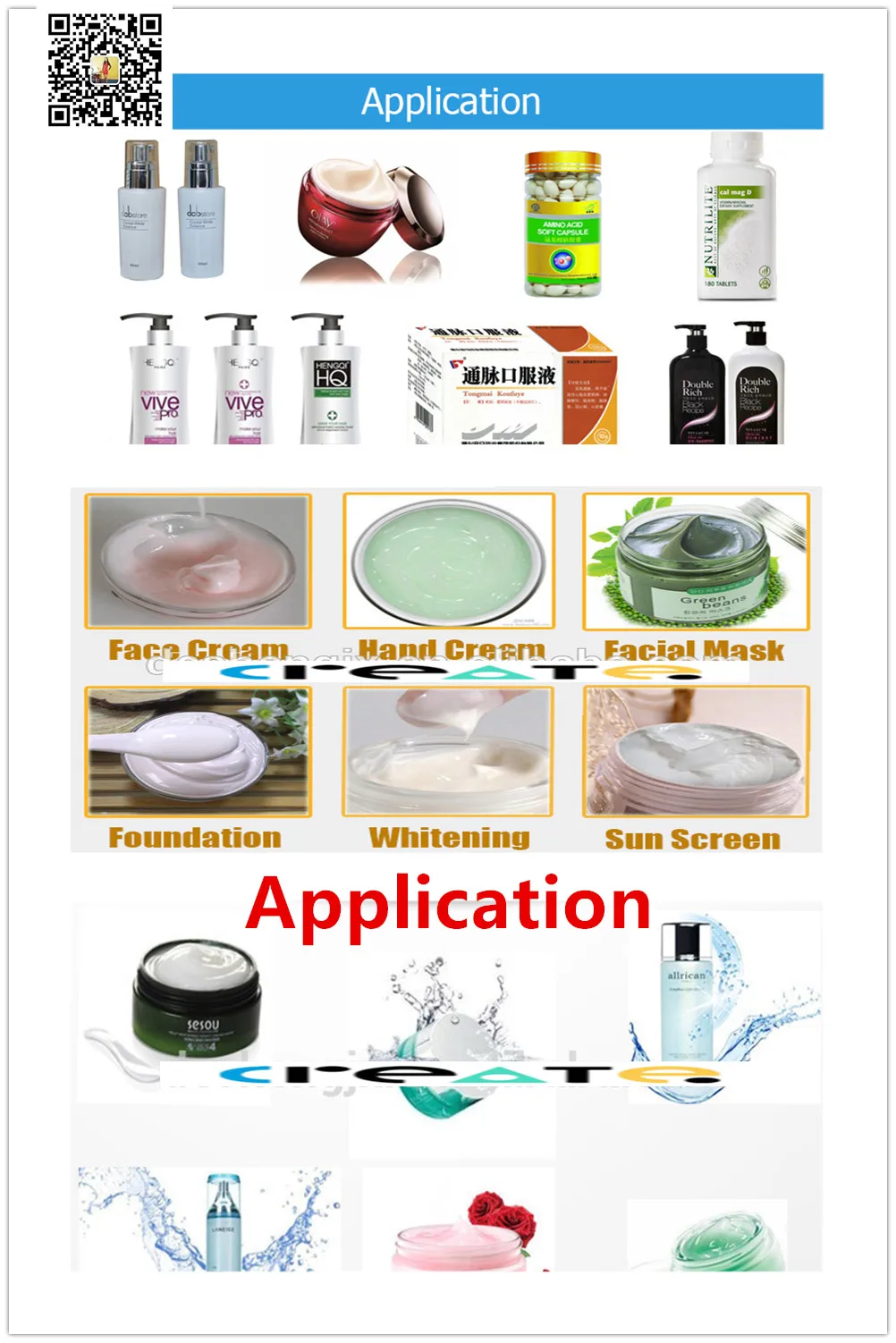 Cosmetics Cream Paste Lotion Shampoo Emulsifying Mixer Machine Vaccum