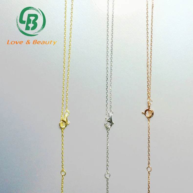 

Fashion jewellery necklace china factory 925 sterling silver necklace chain women