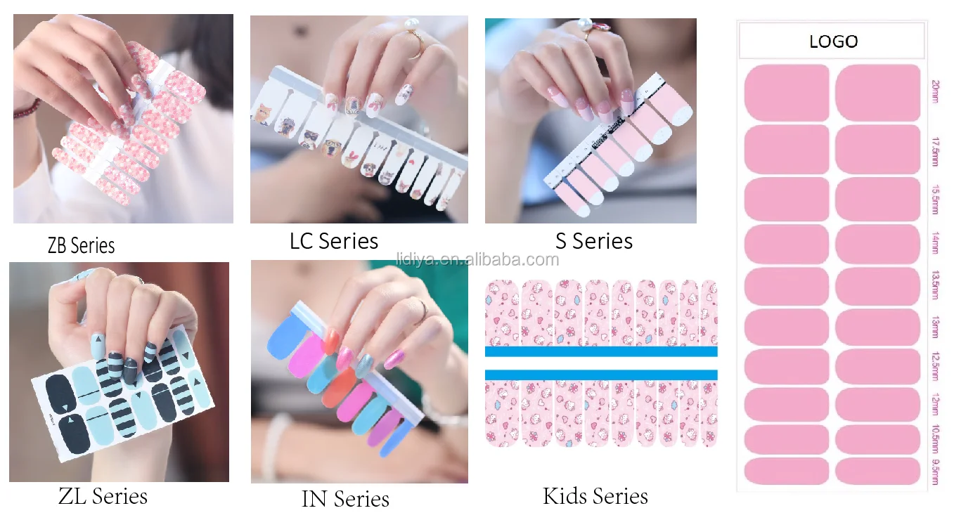 nail and toe stickers