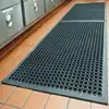 Heavy Duty Water Drain Chef BBQ Grill Sink Rubber Kitchen Floor Mats