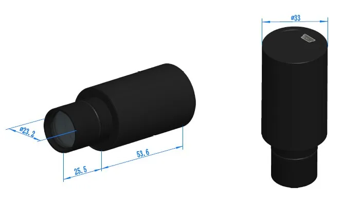 SPCMOS Series USB2.0 CMOS Microscope 23.3mm Eyepiece Camera with Reduction Lens
