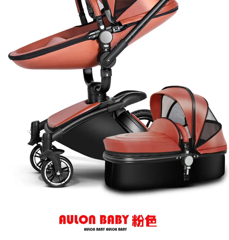 Ce Approved European Standard Baby Trolley 3 In 1 Baby Pram Foldable