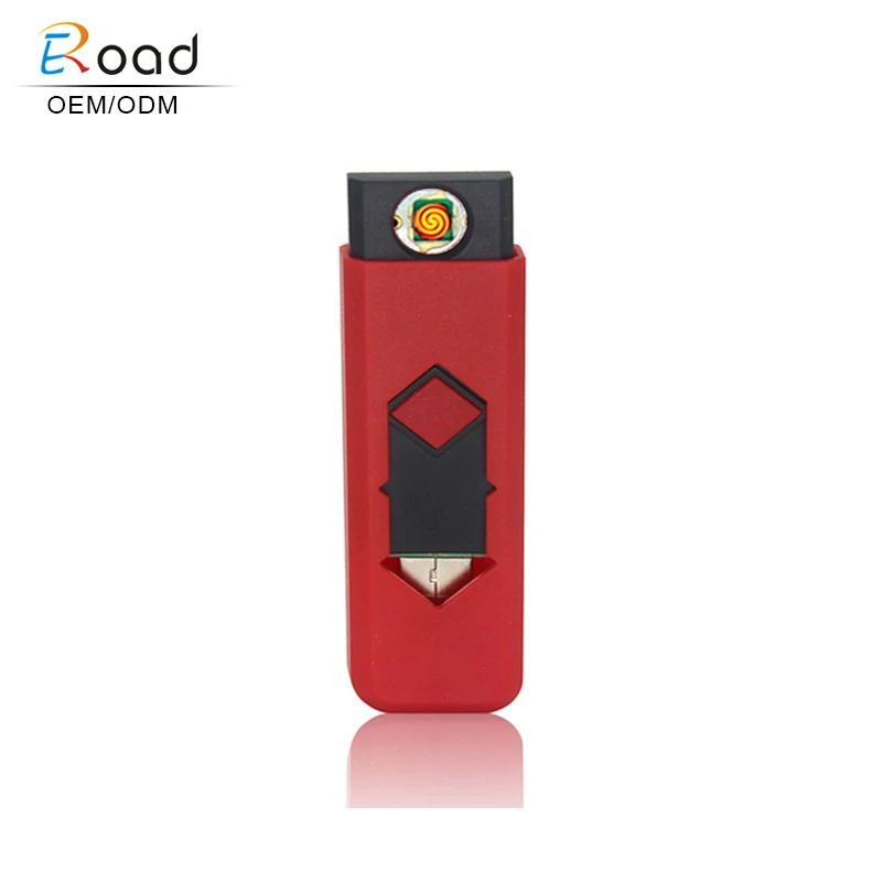 

Eroad Hot-selling Usb Rechargeable Wholesale Plastic Lighter For Smoker, White/black/purple/red/green/yellow/blue;etc colors