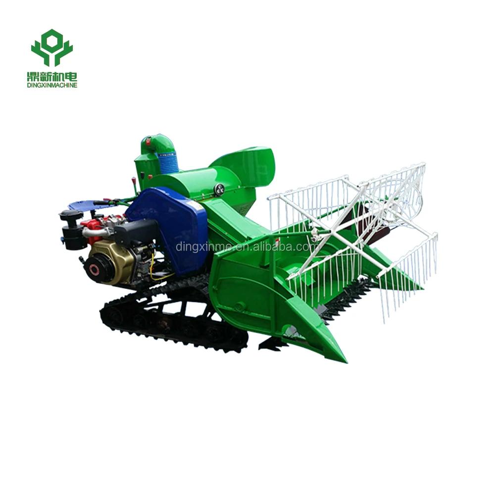 Best Price of Mini Small Rice Wheat Combine Harvester 88 Diesel