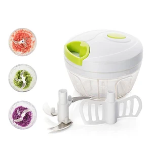 Image of Multi function food processor vegetable salad chopper spinner kitchen accessory salad washing machine