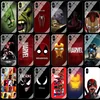 Continuously updated super hero marvel soft tpu tempered glass phone case for iphone
