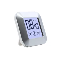 

Smart Touch Screen LCD Display Magnetic Digital Kitchen Countdown Egg Timer Small Digital Oven Alarm Timer
