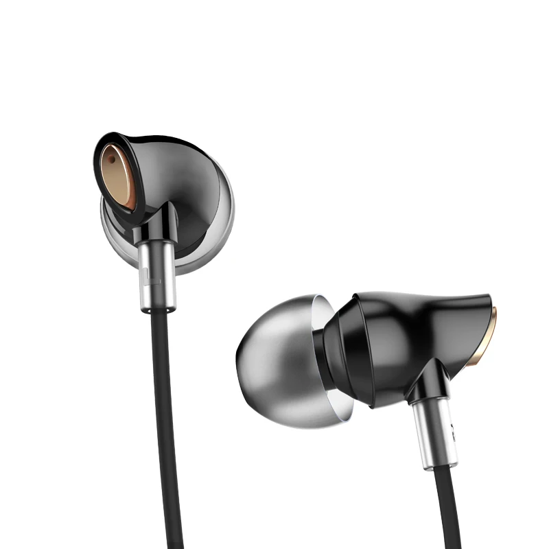 

ROCK 1.2M Zircon Stereo Bass 3.5mm In-ear Wired Earphones, Black/white