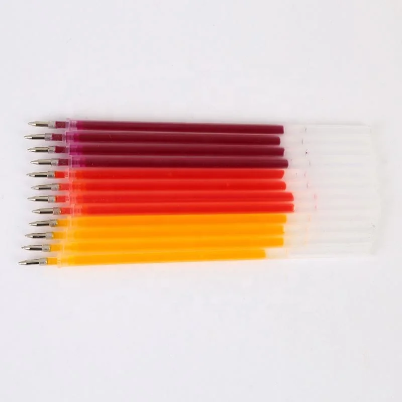 
Factory supply cheap individual clothing use multicolor gel ink pen refill 