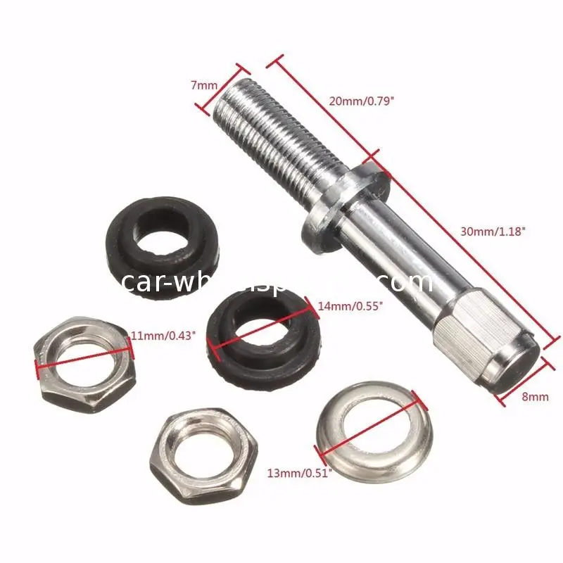 High Pressure Tyre Valves Stems Bolt Tr48,Flush Chrome Valve Stems With