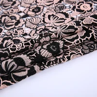 

hot selling pretty chemiccal embroidery lace fabric for women dress