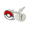 China wholesale premium custom Pokemon go time gem cufflinks men's shirts cuff links