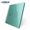 New Livolo Luxury Light Wall Glass OEM Switch Panel VL-C7-C2-18