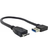 custom active optical diy lift up down l shaped 90 degree right angle usb3 usb 3 3.0 a am male to micro b bm male cable