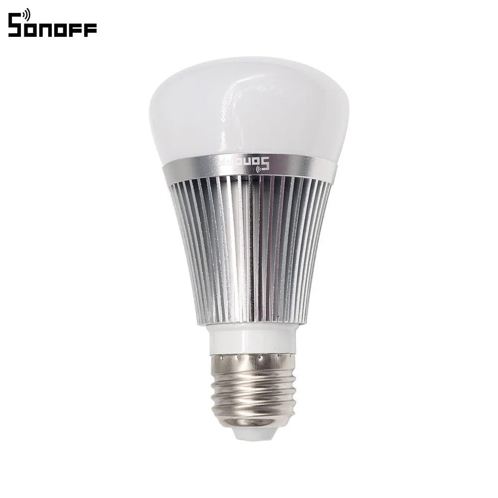 

Sonoff B1 Smart E27 6W Wifi Remote Control LED Light Dimmable RGB Color Lamp Ambiance Bulbs Energy Saving Works With Alexa