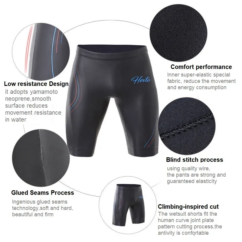 Triathlon Training Buoyancy Shorts Neoprene Wetsuit Swimming Racing
