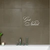 Beside The Tap Pay Attention To water Conservation Quotes Wall Decal,Bathroom Wall Stickers