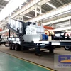 Large capacity portable aggregate making station mobile stone crushing line from China supplier