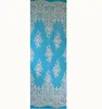 Modern style embroidery with stones and beads lace fabric for curtains