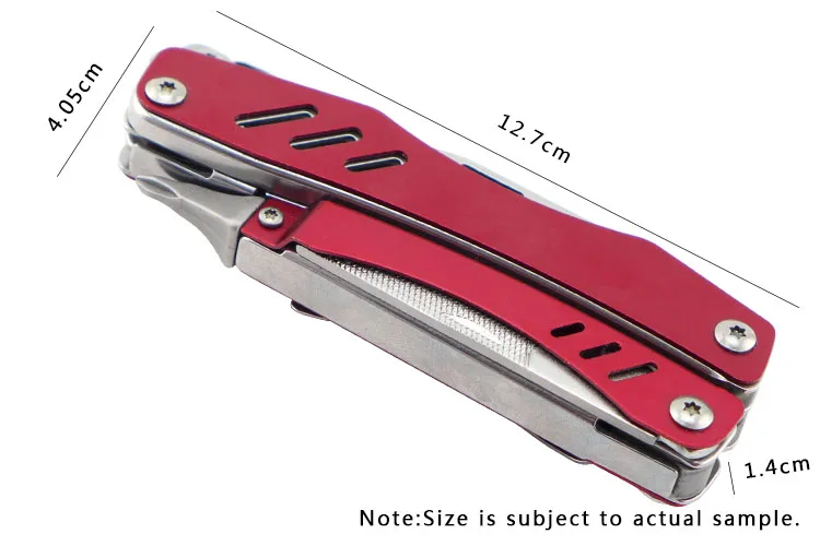 Red Color Have 6 Kinds of Function Multitool Knife