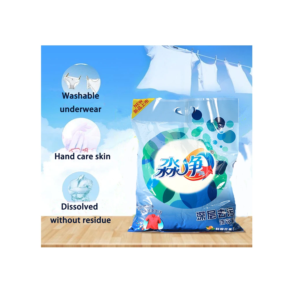 

500g Machine Powder Washing Detergent Powder Cleaning For Household, White