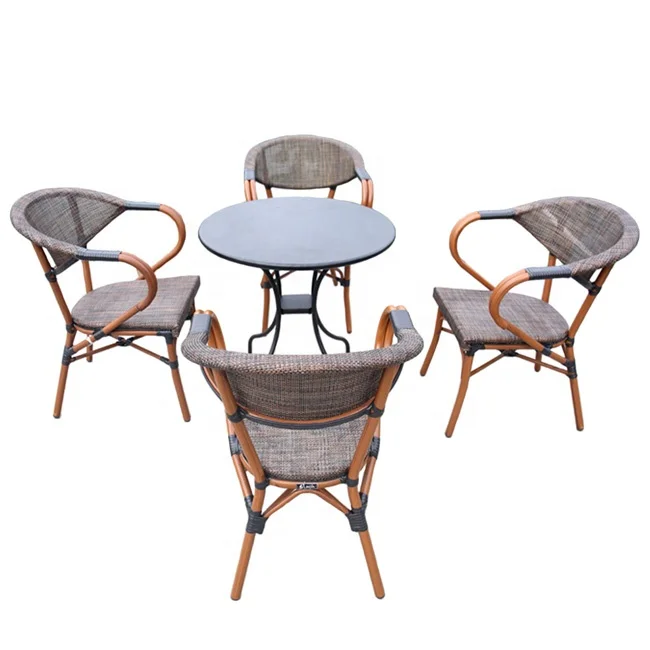 Factory Outlet Round Deisgn Cast Aluminum Balcony Table And Chairs