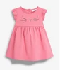 girls solid pleated dress baby smocked jersey dress baby let dance frill hem dress