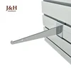 Slatwall Display Knife Bracket Steel Brackets for Slatwall Hanging Glass / Wood / Timber Shelves