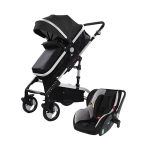 Image of Luxury baby strollers travel system baby carriage 3 in 1