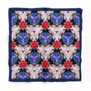 Custom Logo Hand Printed Silk Satin Embroidered Men Handkerchief