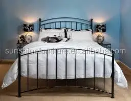 
2015 high quality antique wrought iron bed/antique wrought iron beds for sale 